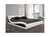 Vente-unique, Polsterbett LED ZALARIS x0 Polsterbett LED ZALARIS x0