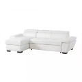 Ecksofa Leder mit Schlaffunktion Ecke Links JONOVA Ecksofa Leder mit Schlaffunktion Ecke Links JONOVA