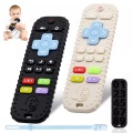 Activity-board - Baby Beißspielzeug, 3 Stück Baby-Fernbedienung Beißring, Silikon Beißhilfe Baby BPA-frei mit Baby, One Size, Multicolor