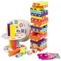 Activity-board - Holzspielzeug ab 3 Jahren, Wackelturm Kinderspielzeug Lernspielzeug, Holzspielzeug, One Size, Multicolor
