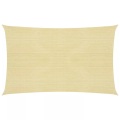 vidaXL Sonnensegel 160 g/m² Beige 3x6 m HDPE