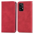 Galaxy A72 - Seidige Stand Flip Case Hülle rot