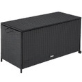 Auflagenbox mit Aluminiumgestell und Rollen Auflagenbox mit Aluminiumgestell und Rollen