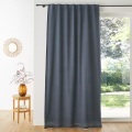 Verdunkelungsvorhang Lincot Aus Halbleinen Unisex Blau 135x350CM