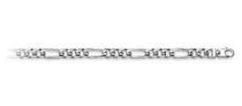 Armband Figaro Silber 925, 5.8mm, 21cm Unisex Silber 21cm