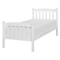 Beliani Holzbett weiss Lattenrost 90 x 200 cm GIVERNY