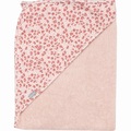 ZEWI BEBE-JOU Kapuzenbadetuch 75x85 cm Leopard pink