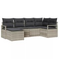 VidaXL - Outdoor-sofa poly-rattan, One Size, Grau