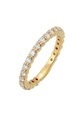 Ring Memoire Eternity Zirkonia Funkelnd 925 Silber Unisex Weiss 56mm
