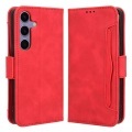 Cover-Discount - Galaxy S25 Etui viele Kartenfächer, Rot