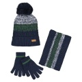 Set Aus Mütze Herren Blau 50 CM