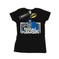 Batman Fußballtor Hängendes Baumwolltshirt Damen Schwarz XXL