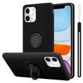 Hülle für Apple iPhone 11 TPU Silikon mit Ring Liquid