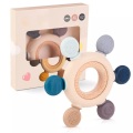 Activity-board - Beißring für Babys, Baby Beißspielzeug aus Silikon, Rudergreifling Beißspielzeug, BPA-freies Beißzubehör zum Stillen, One Size, Multicolor