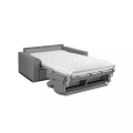 LINEA SOFA - Schlafsofa 2Sitzer Stoff VIZIR Liegefläche Matratzen, One Size, Grau
