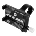 Avizar Fahrrad-Telefonhalterung für Telefon von 55 bis 100m LenkerHalter Stahl- G-81, schwarz