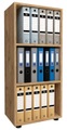VCM, Holz Büro Stand Regal Bücher Ordner Aktenregal Ordnerregal Bücherregal Ulas 3f Holz Büro Stand Regal Bücher Ordner Aktenregal Ordnerregal Bücherregal Ulas 3f