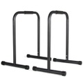 Gladiatorfit, Parallele Stangen / Dip-station Aus Verstärktem Stahl Unisex Schwarz ONE SIZE