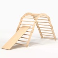 Montessori, Montessori - Maxi-Klettergerüst für Kinder (Set XL mit Rutsche) Natura, One Size, Weiss-Natur