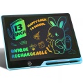 Activity-board - LCD-Schreibtafel für Kinder, wiederaufladbare Zaubertafel, umweltfreundliches Lernspielzeug, Blau