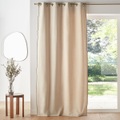 Vorhang Figuera Mit Ösen Unisex Beige 140x350CM