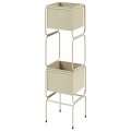 Beliani - Pflanzenständer aus Eisen Modern COTINUS, One Size, Perle