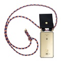 Handy Kette für Huawei NOVA PLUS Silikon mit Gold Ringen