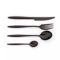 Besteck-set Smonaco Unisex Schwarz ONE SIZE