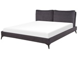 Bett mit Lattenrost aus Samtstoff Modern MELLE Bett mit Lattenrost aus Samtstoff Modern MELLE