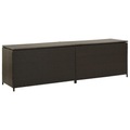 vidaXL Gartenbox Poly Rattan 200x50x60 cm Braun