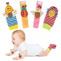Activity-board - Baby Rassel Spielzeug Tier Handgelenk Rassel, One Size, Multicolor