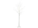 Beliani Outdoor Weihnachtsbeleuchtung LED weiss Birkenbaum 190 cm LAPPI Outdoorteppich