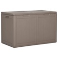 vidaXL, vidaXL Garten-Aufbewahrungsbox 180 L Braun PP Rattan