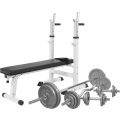 Hantelbank Mit Ablage Unisex Weiss ONE SIZE