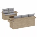 VidaXL - Outdoor-sofa poly-rattan, One Size, Beige