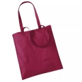 Westford Mill - Promo Einkaufstasche, 10 Liter (2 StückPackung), One Size, Rot Bunt