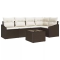 VidaXL - Outdoor-sofa poly-rattan, One Size, Braun