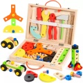 Activity-board - Werkzeugkasten Kinderspielzeug, Kinderwerkzeug Holzspielzeug Werkzeugkasten, One Size, Multicolor