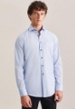 Business Hemd Regular Fit Langarm Uni Herren Hellblau 39