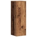 vidaXL Pflanzenständer Altholz-Optik 33x33x100 cm Holzwerkstoff