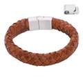 Lederarmband Enno Unisex Cognac 21cm