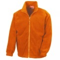 Fleecejacke, Antipilling Herren Orange M