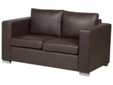 2 Sitzer Sofa aus Echtleder Industriell HELSINKI 2 Sitzer Sofa aus Echtleder Industriell HELSINKI