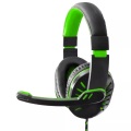 Esperanza, ESPERANZA EGH330G CROW - stereo headset with microphone for games - GREEN