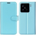 Cover-Discount - Xiaomi 15 Leder Etui Hülle, Blau