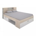 Bett mit Stauraum Schubladen Naturfarben LEANDRE Bett mit Stauraum Schubladen Naturfarben LEANDRE