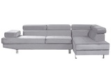 Ecksofa aus Samtstoff Modern NORREA Ecksofa aus Samtstoff Modern NORREA
