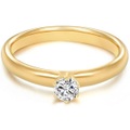 Damen Ring Damen Gelbgold 62