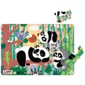 Dodo - Rahmenpuzzle Pandas 21 Teile, 36M+