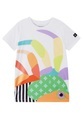 Kinder T-shirt Vauhdikas Off White Girl Mädchen Multicolor 110